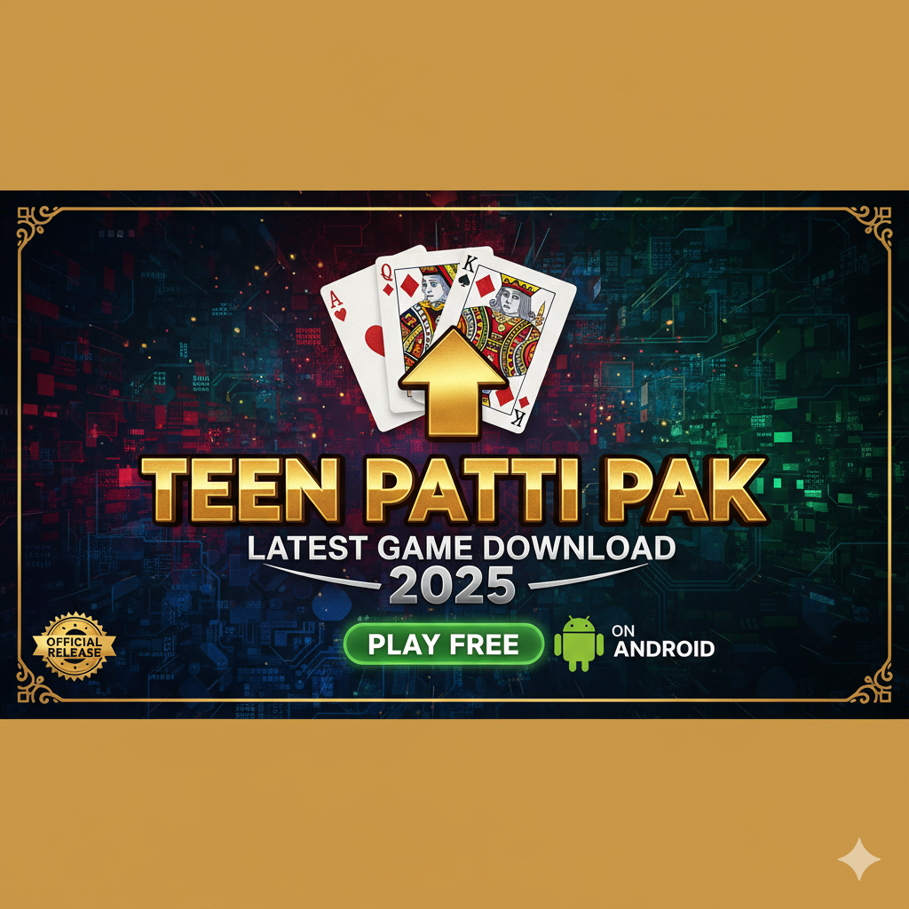 Teen Patti Pak Latest Game Download 2025 – Play Free on Android