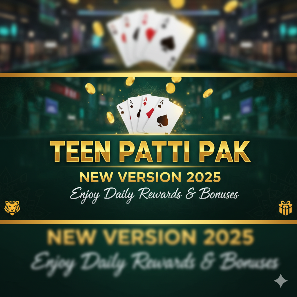 Teen Patti Pak New Version 2025 – Enjoy Daily Rewards & Bonuses